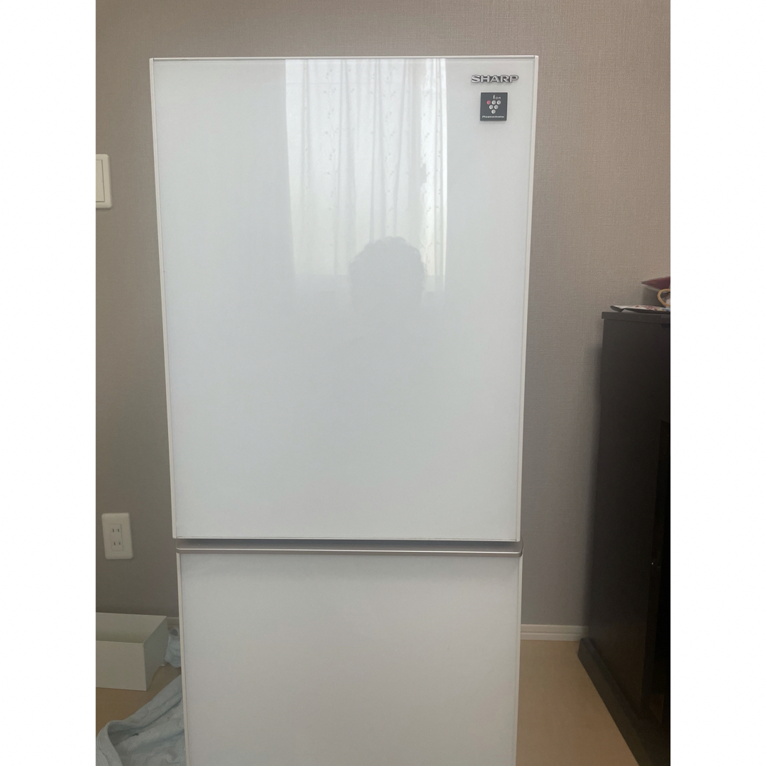 SHARP SJ-GD14E-W 137L 2018年製 一人暮らし冷蔵庫 - 冷蔵庫