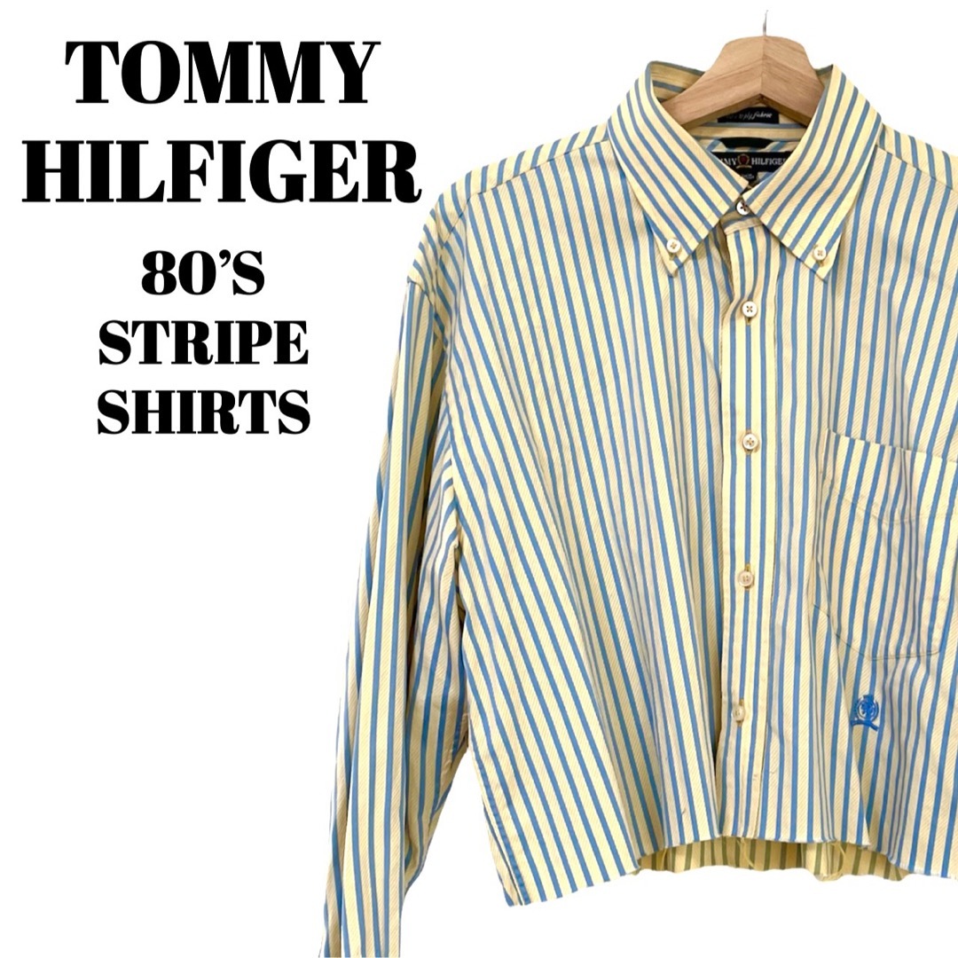 TOMMY HILFIGER(トミーヒルフィガー)のTOMMY HILFIGER｜トミーヒルフィガー 80’s ストライプ　シャツ メンズのトップス(シャツ)の商品写真