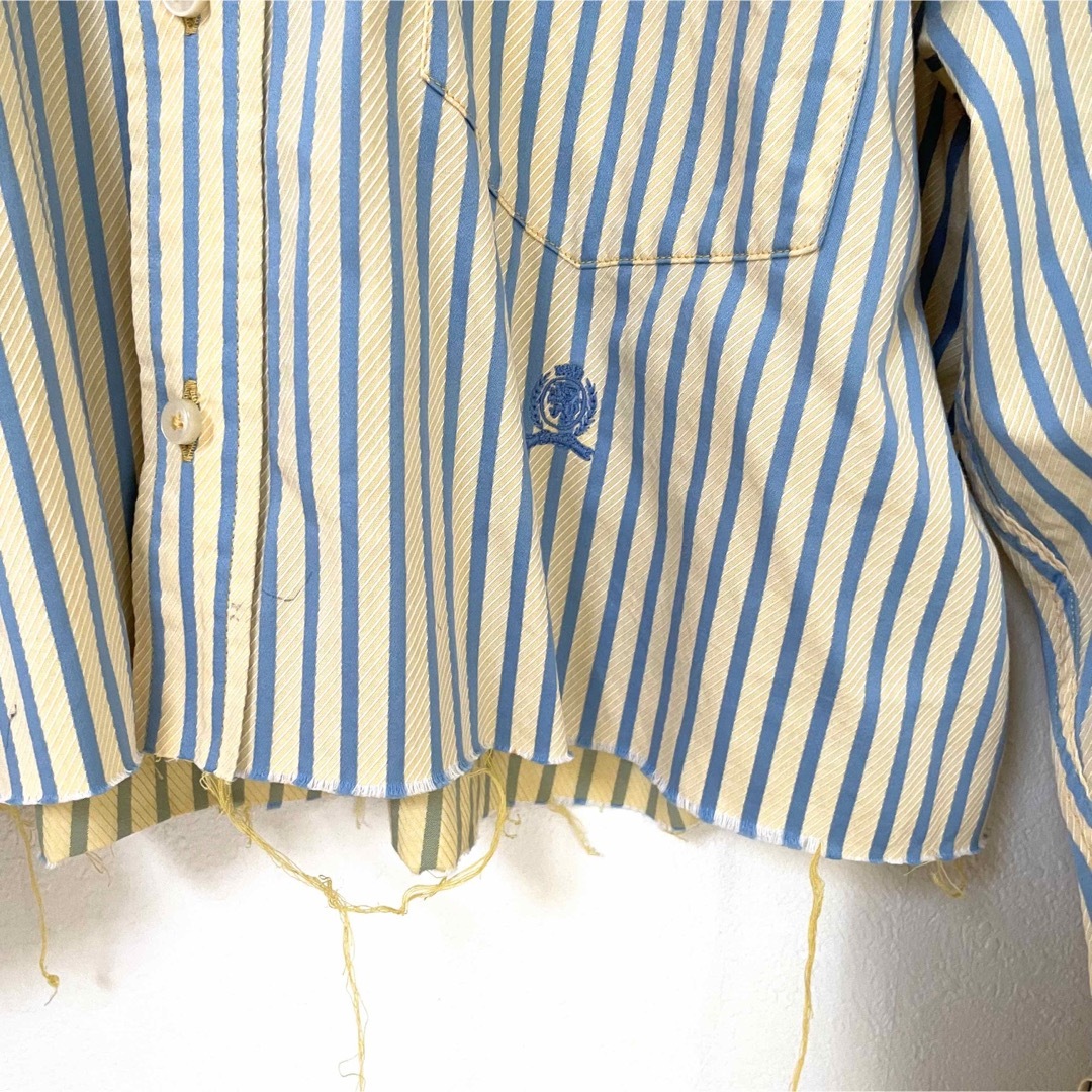 TOMMY HILFIGER(トミーヒルフィガー)のTOMMY HILFIGER｜トミーヒルフィガー 80’s ストライプ　シャツ メンズのトップス(シャツ)の商品写真