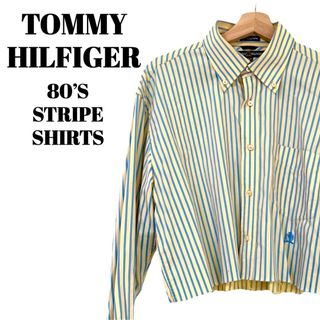 トミーヒルフィガー(TOMMY HILFIGER)のTOMMY HILFIGER｜トミーヒルフィガー 80’s ストライプ　シャツ(シャツ)