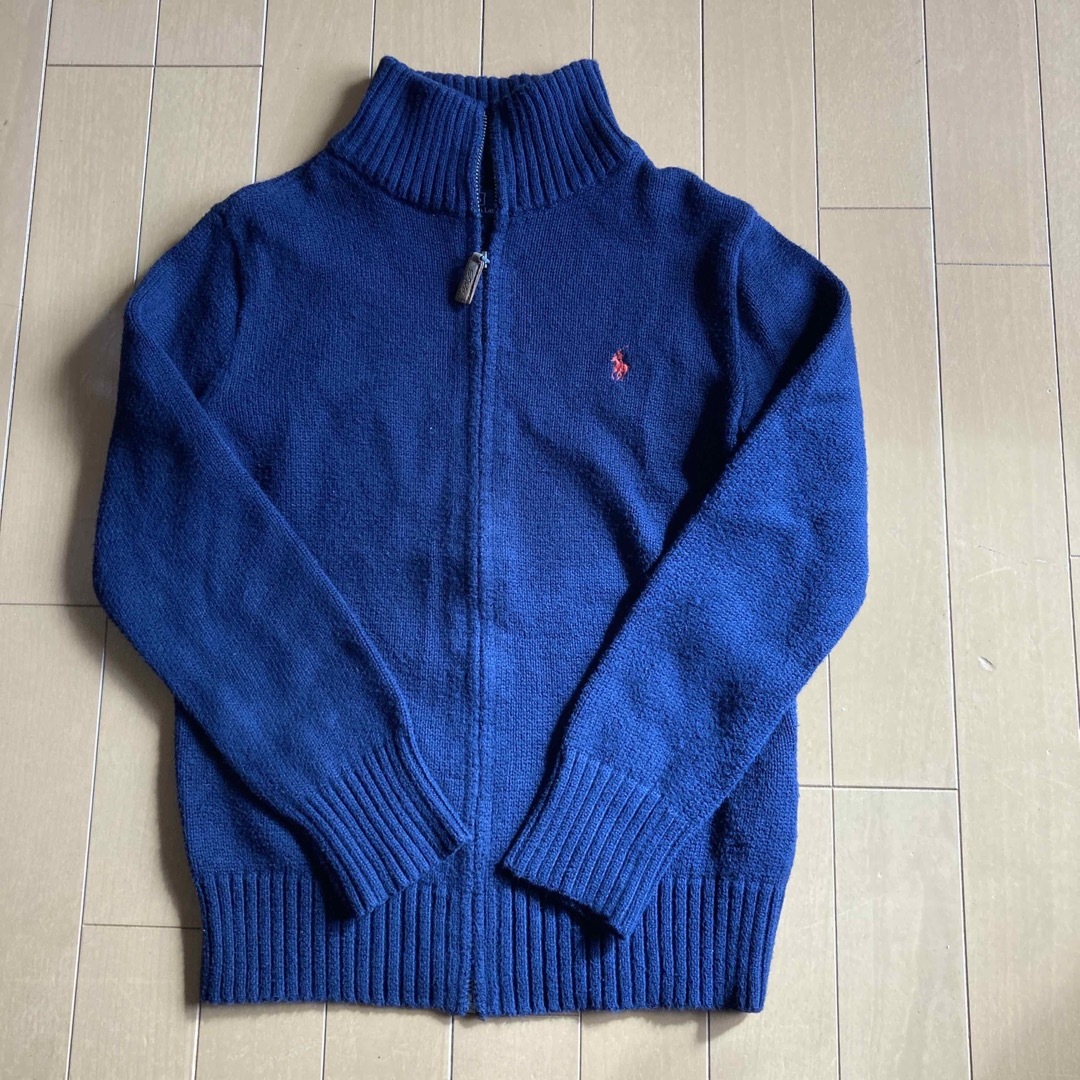 Ralph Lauren(ラルフローレン)の140センチ　ラルフジップカーディガン キッズ/ベビー/マタニティのキッズ服男の子用(90cm~)(カーディガン)の商品写真