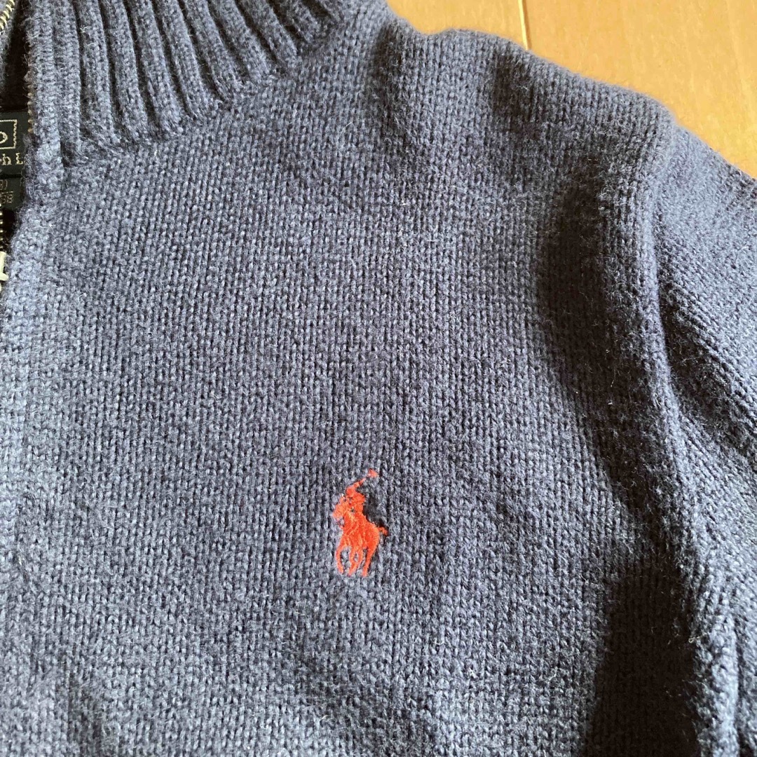 Ralph Lauren(ラルフローレン)の140センチ　ラルフジップカーディガン キッズ/ベビー/マタニティのキッズ服男の子用(90cm~)(カーディガン)の商品写真