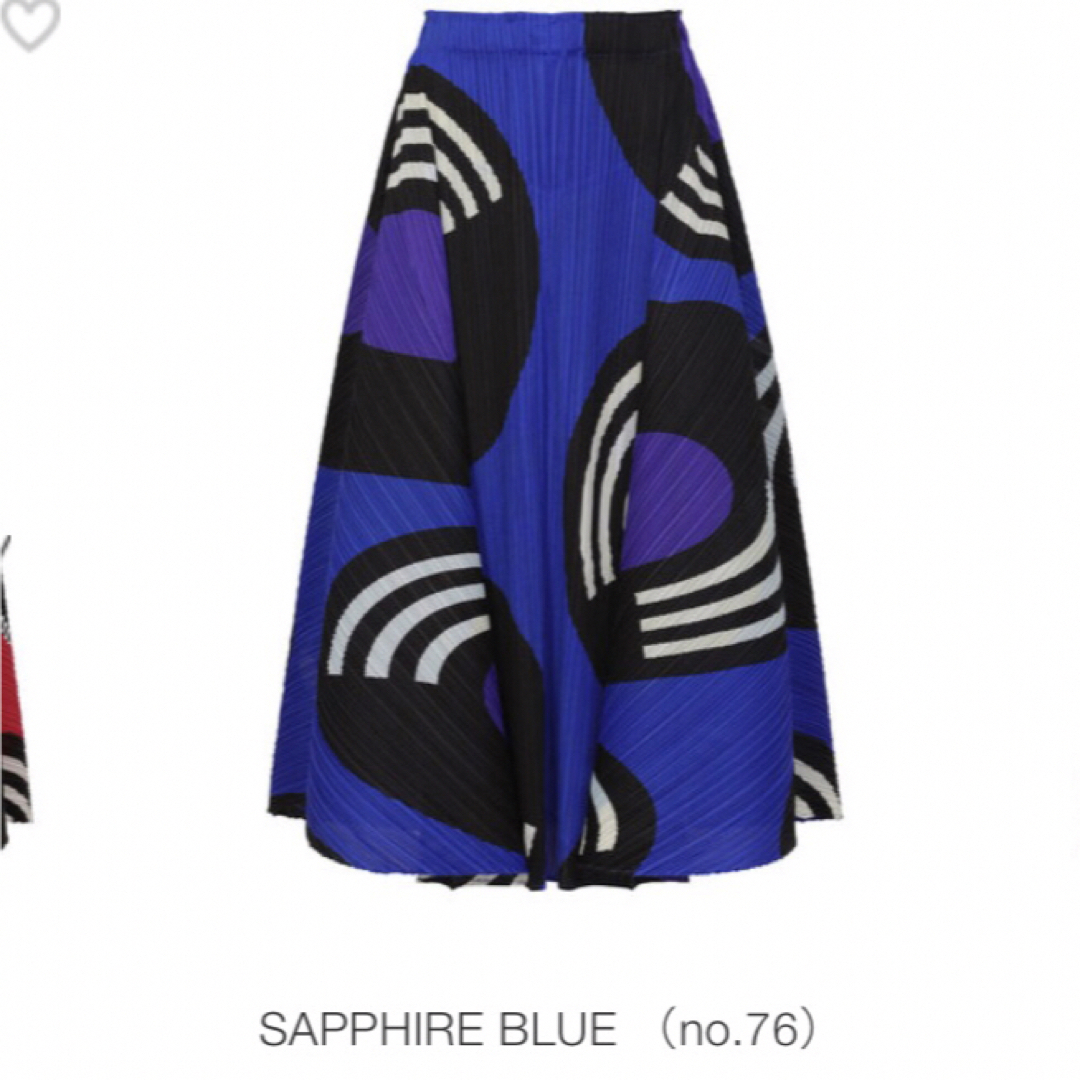 PLEATS PLEASE ISSEY MIYAKE(プリーツプリーズイッセイミヤケ)のPLEATS PLEASE ISSEY MIYAKE RECORD BLUE レディースのスカート(ロングスカート)の商品写真
