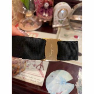 Salvatore Ferragamo - フェラガモカチューシャ黒の通販 by ちーちゃん