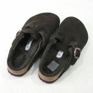 ビルケンシュトック(BIRKENSTOCK)の【新品】Birkenstock  ボストンシアリング モカ 24.5cm 　◎(スリッポン/モカシン)