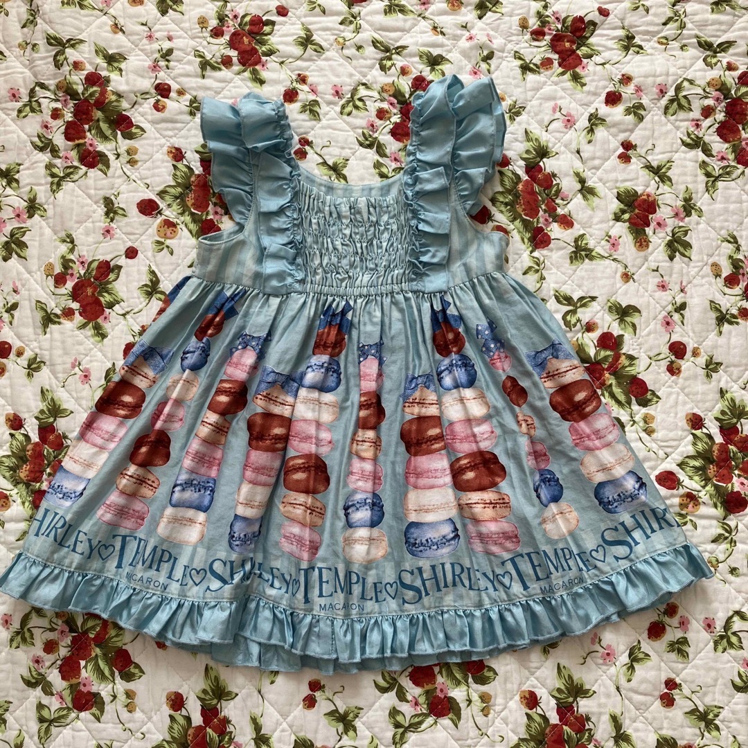 シャーリーテンプル　マカロン　ワンピース　110キッズ服女の子用(90cm~)