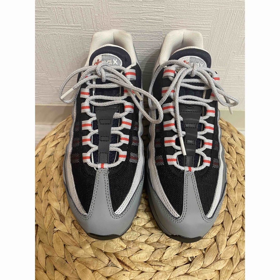 NIKE - 【エアマックス95 24.5】木村拓哉様着用 赤 グレー AIRMAXの