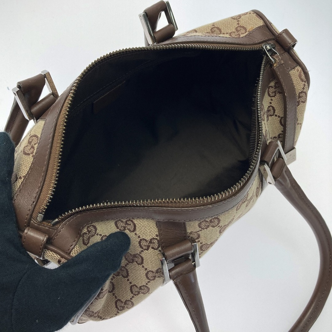Gucci - GUCCI グッチ GGキャンバス ミニボストン 000.0851 ブラウン