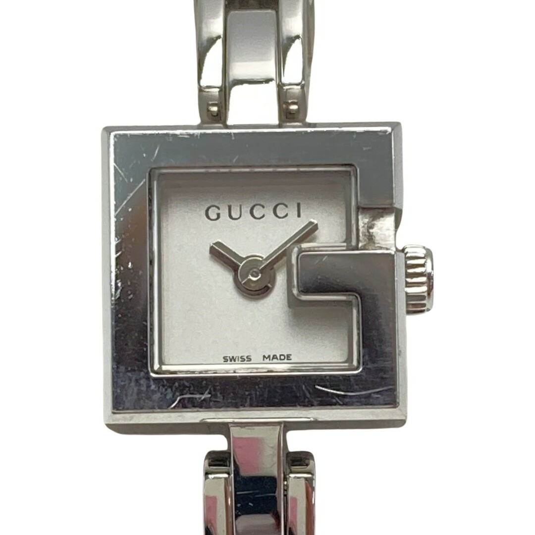 Gucci - GUCCI グッチ Gミニ バングルウォッチ 102 シルバー クォーツ