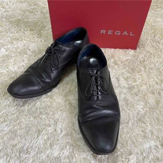 リーガル(REGAL)の✨除菌済み✨リーガル REGAL ビジネスシューズ 内羽根式ウィングチップ25½(ドレス/ビジネス)