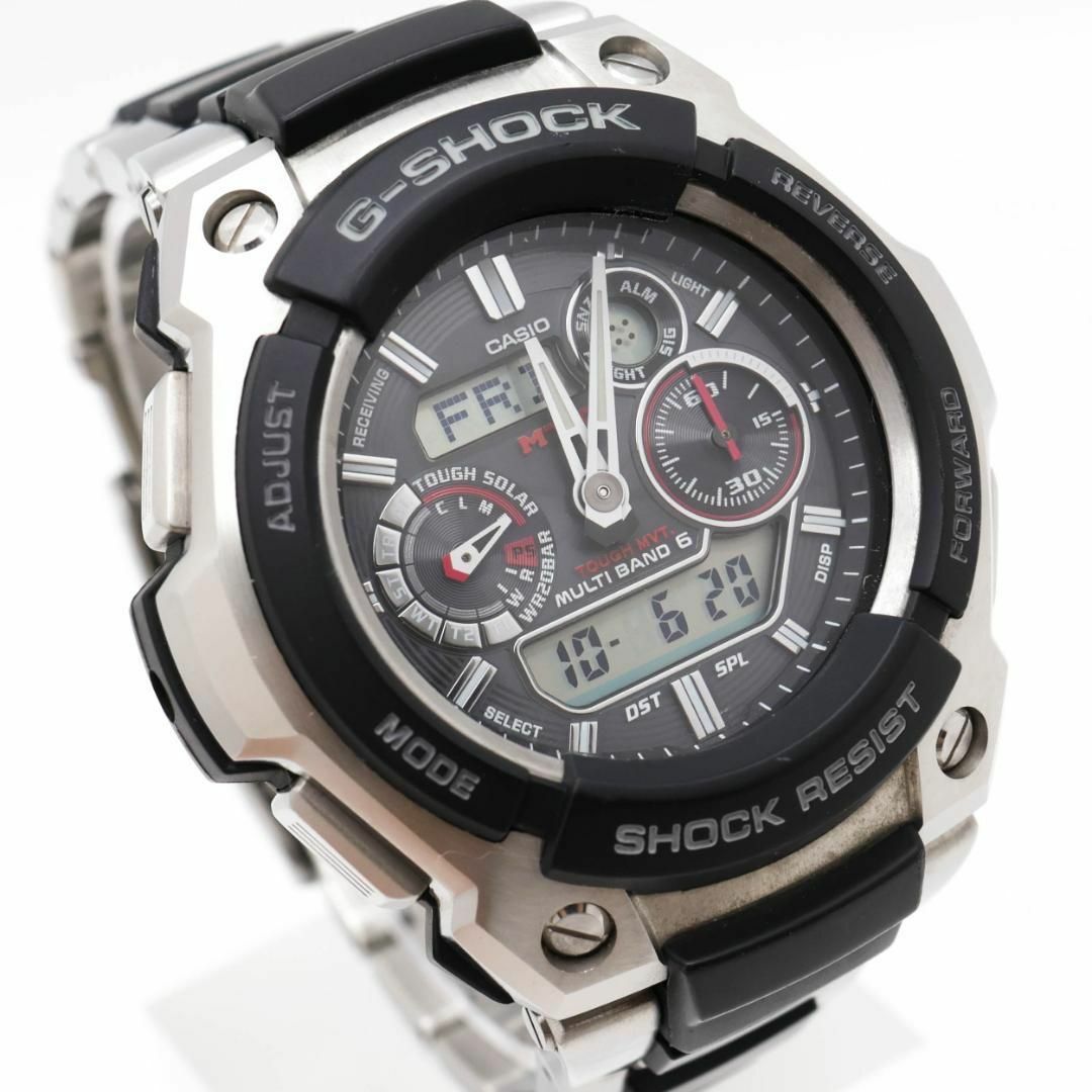 《人気》G-SHOCK MT-G 腕時計 ブラック アナデジ タフソーラー b