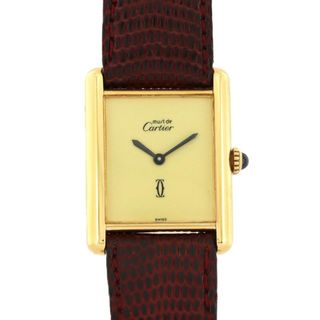 カルティエ(Cartier)のカルティエ マストタンクLM GP GP 手巻(腕時計(アナログ))