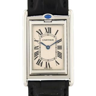 カルティエ(Cartier)のカルティエ タンクバスキュラントLM W10X1358 SS 手巻(腕時計(アナログ))