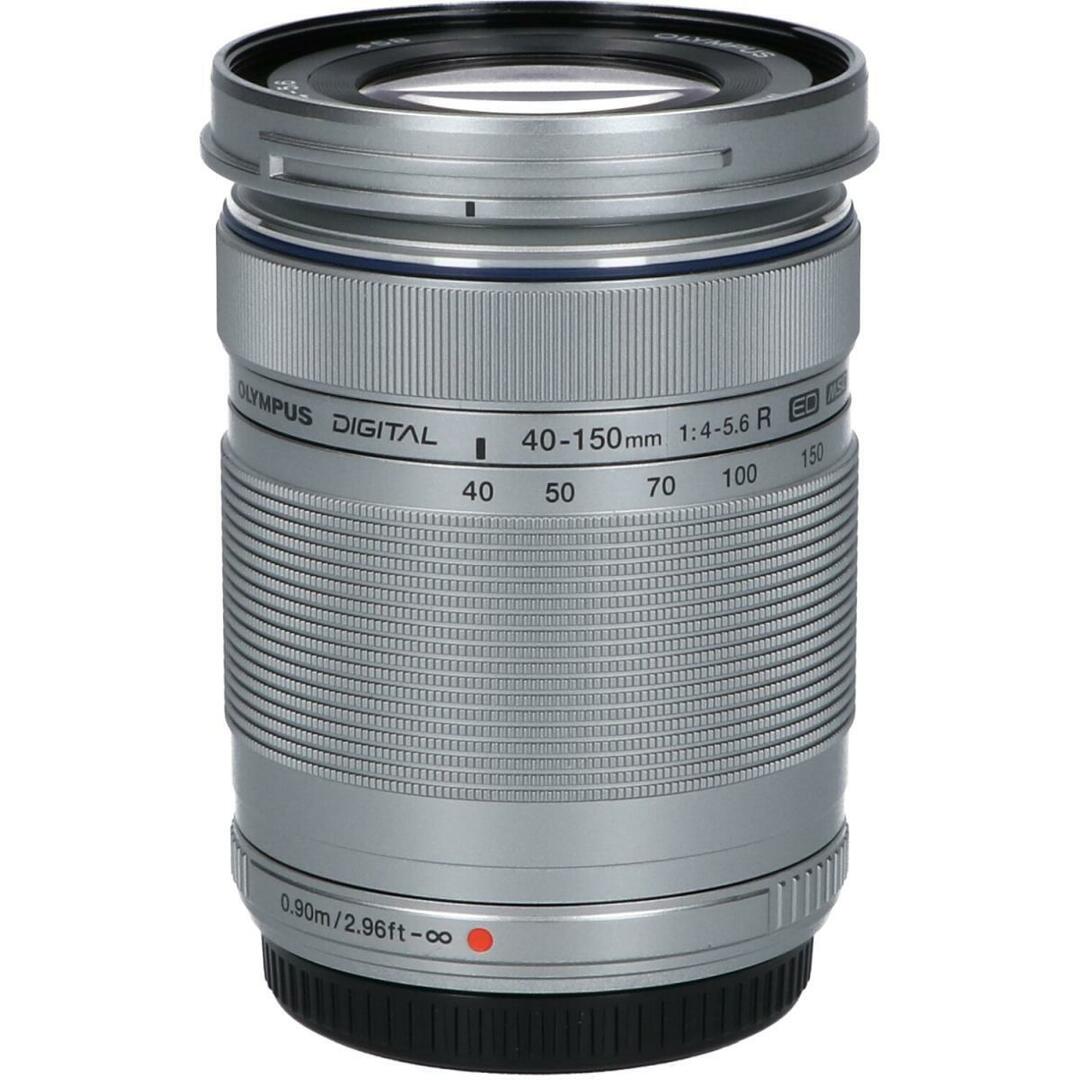 OLYMPUS(オリンパス)のＯＬＹＭＰＵＳ　ＭＺＤ　ＥＤ４０－１５０ｍｍ　Ｆ４－５．６Ｒシルバー スマホ/家電/カメラのカメラ(レンズ(ズーム))の商品写真