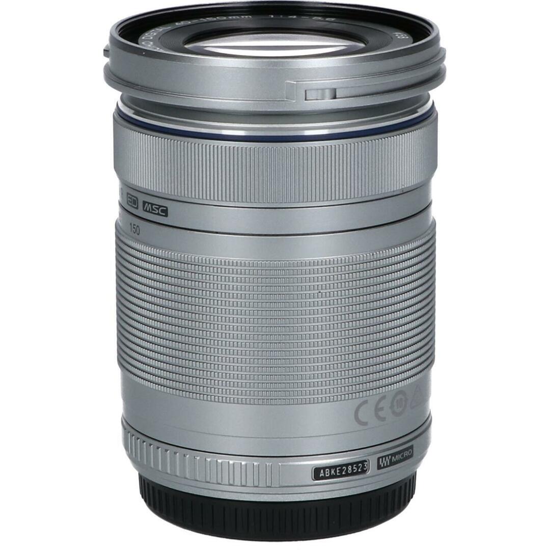 OLYMPUS(オリンパス)のＯＬＹＭＰＵＳ　ＭＺＤ　ＥＤ４０－１５０ｍｍ　Ｆ４－５．６Ｒシルバー スマホ/家電/カメラのカメラ(レンズ(ズーム))の商品写真