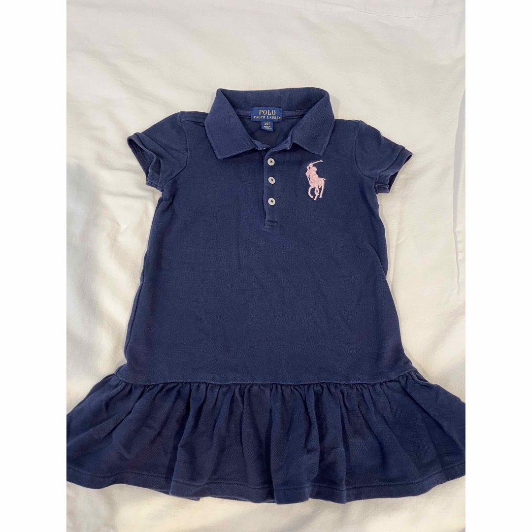 POLO RALPH LAUREN(ポロラルフローレン)のポロ　ワンピース　3Tサイズ キッズ/ベビー/マタニティのキッズ服女の子用(90cm~)(ワンピース)の商品写真