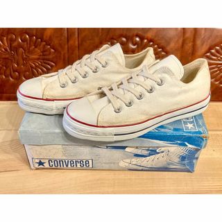 コンバース(CONVERSE)の★70s!USA!レア!コンバース コーチ 白 デッド ビンテージ 238★(スニーカー)