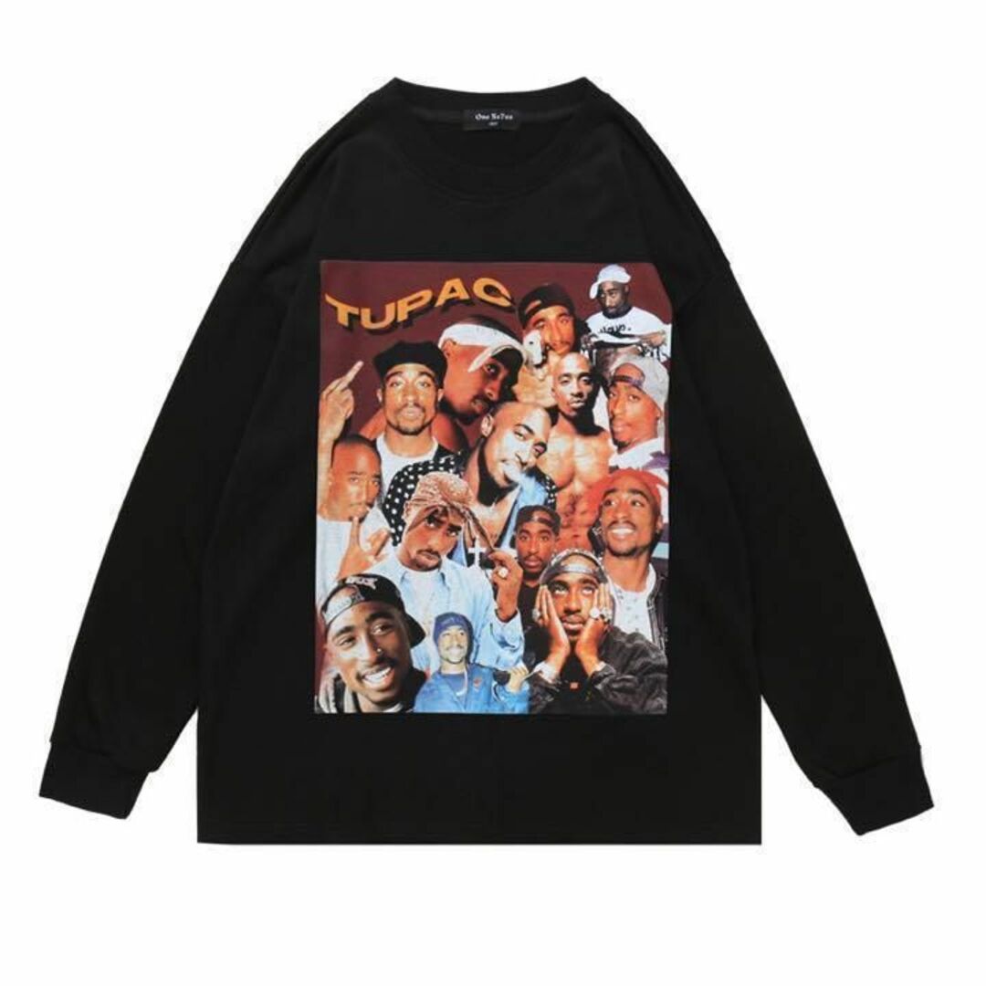 【激レア】2PAC TUPAC トレーナー スウェット ブラック XLサイズ