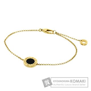 ブルガリ(BVLGARI)のBVLGARI ブルガリブルガリ オニキス ブレスレット K18YG レディース(ブレスレット/バングル)