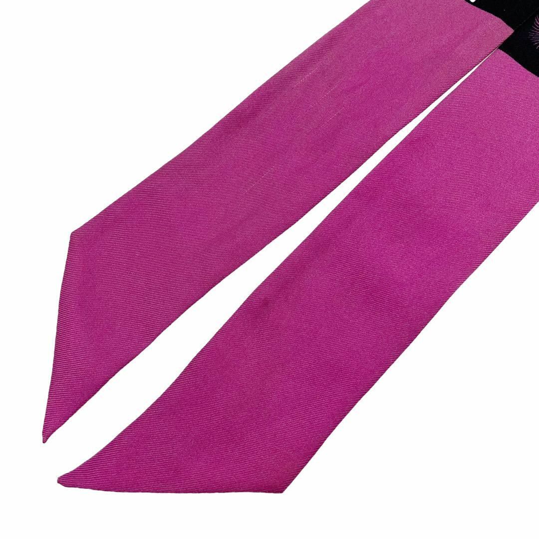 FENDI(フェンディ)の⭐️良品⭐️ フェンディ ラッピー リボン シルク スカーフ パープル レディースのファッション小物(バンダナ/スカーフ)の商品写真