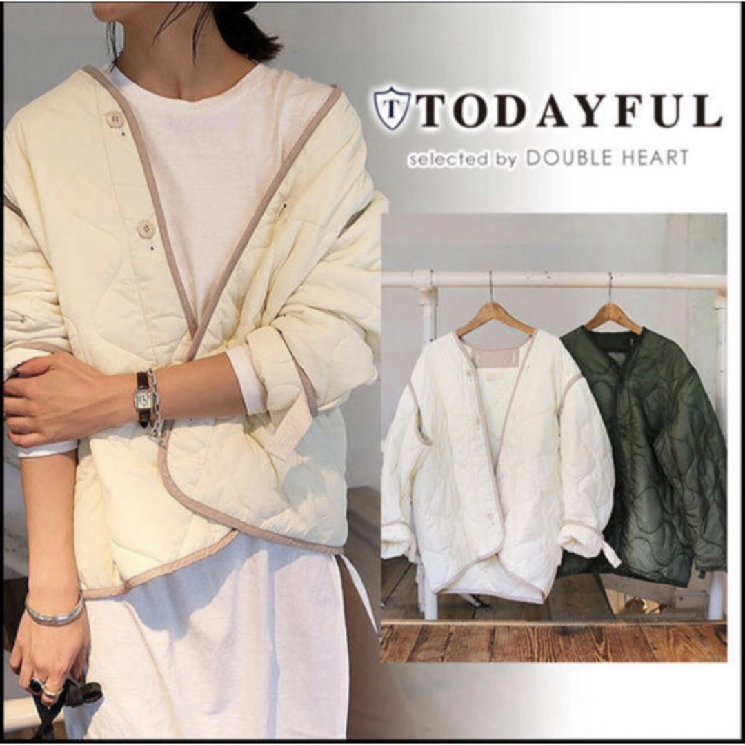 todayful キルティング　ジャケット