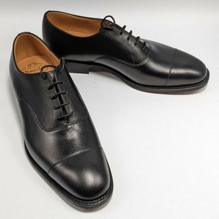 チャーチ(Church's)の【訳あり】Church's チャーチ CONSUL コンサル レザーソール ストレートチップ BLACK CALF ≪UK直輸入・正規品≫ UK8.5( 26.5cm )(ドレス/ビジネス)