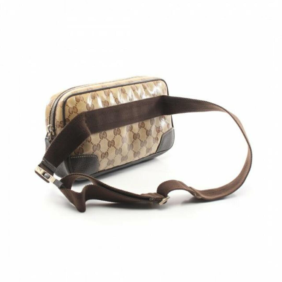 Gucci - GGクリスタル ボディバッグ ウエストバッグ コーティング