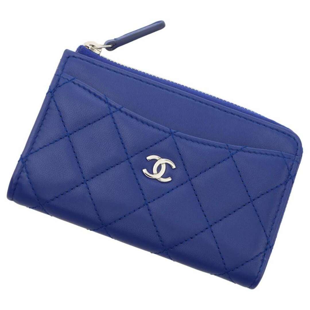 CHANEL - シャネル カードケース マトラッセ ココマーク ラムスキン