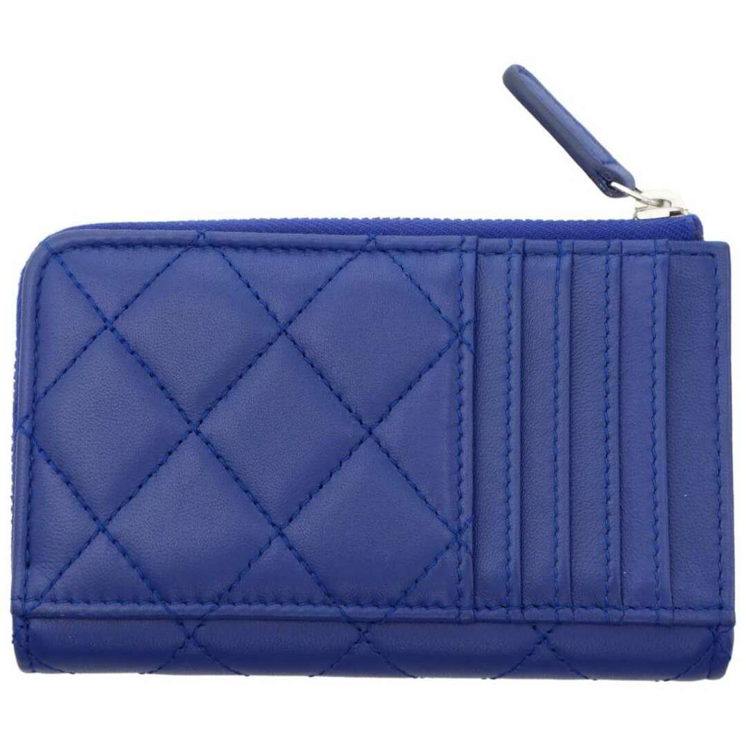 CHANEL - シャネル カードケース マトラッセ ココマーク ラムスキン