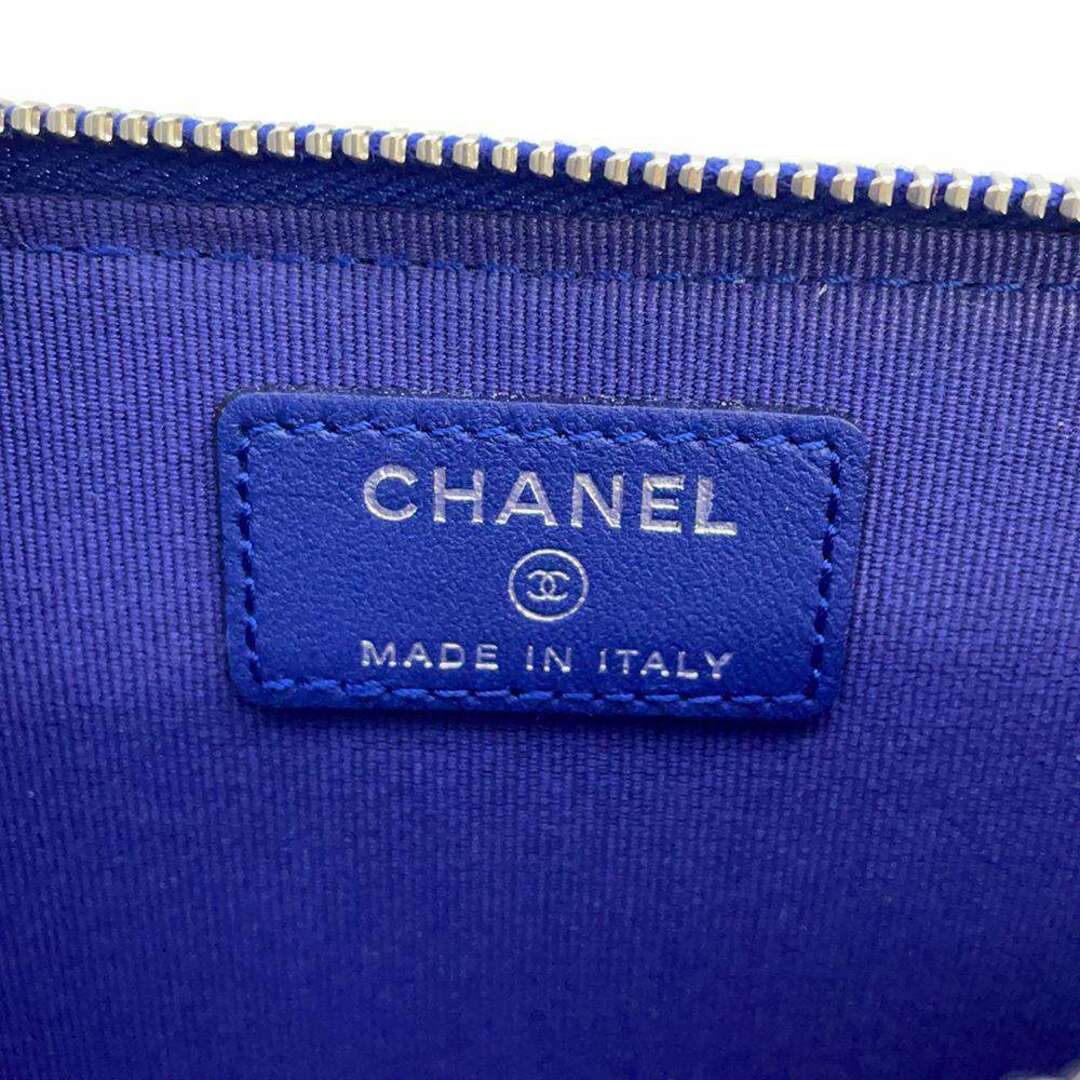 CHANEL - シャネル カードケース マトラッセ ココマーク ラムスキン