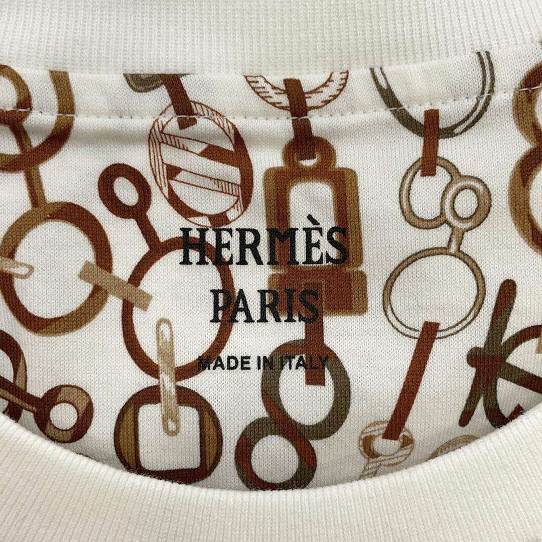 エルメス Tシャツ ド・レ・ブックル コットン レディースサイズ36 HERMES トップス