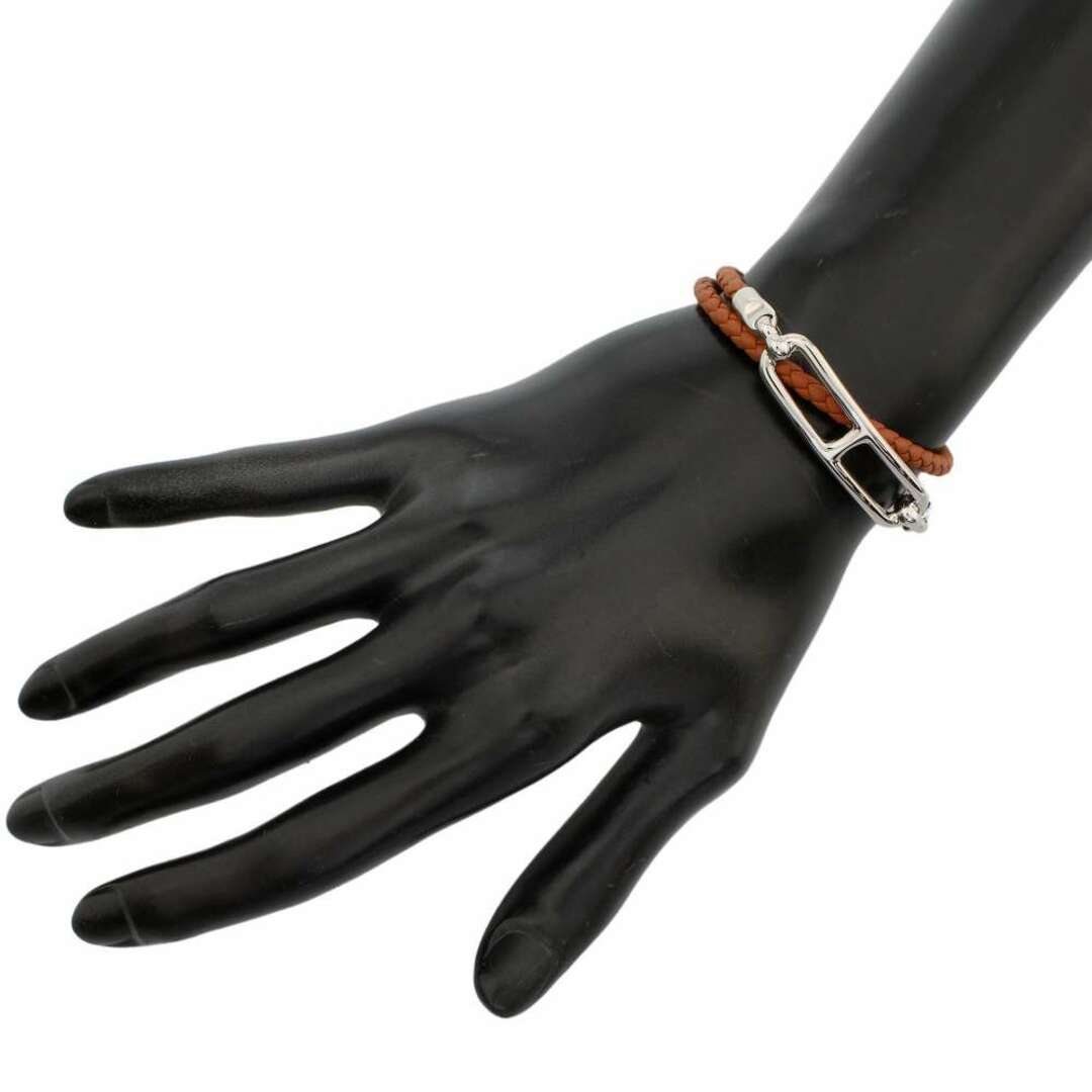 エルメス ブレスレット ルリ ドゥブルトゥール ゴールド/シルバー金具
