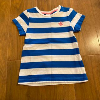 プチバトー(PETIT BATEAU)のプチバトー　ボーダーTシャツ　美品(Tシャツ/カットソー)