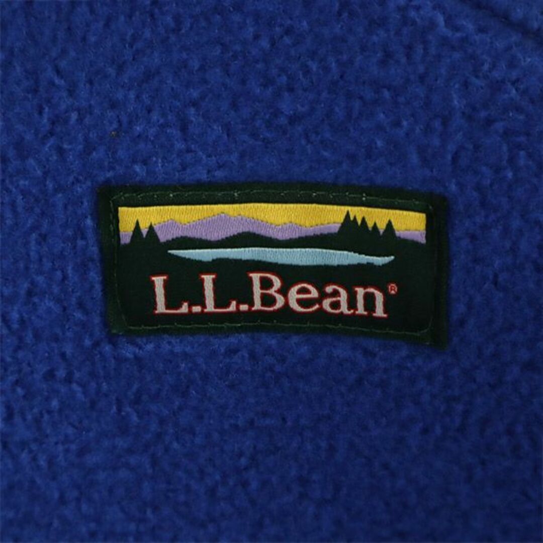 L.L.Bean(エルエルビーン)のエルエルビーン マウンテンクラシックフリース M 10-12 ブルー L.L.Bean アウトドア ロゴワッペン キッズ 【中古】  【231011】 キッズ/ベビー/マタニティのキッズ服男の子用(90cm~)(ジャケット/上着)の商品写真