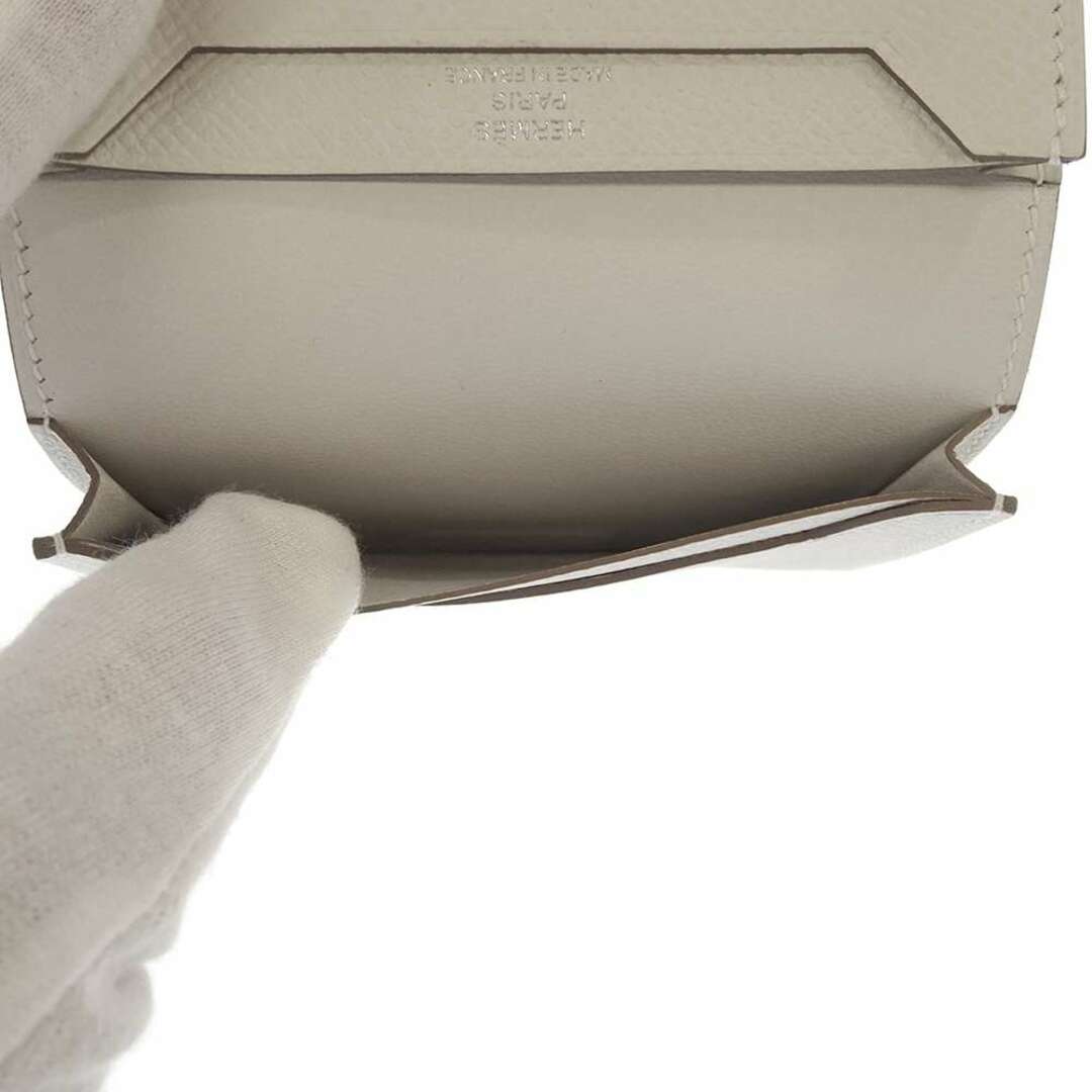 エルメス  カードケース  ベアン  B刻印(2023年製)ベルト金具内側
