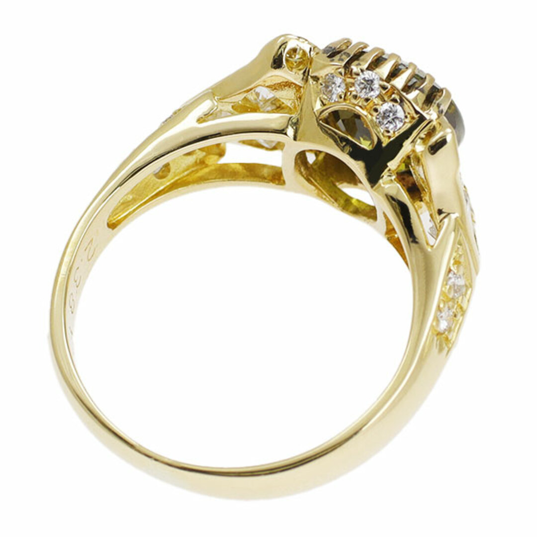 K18YG スフェーン ダイヤモンド リング 2.38ct D0.72ctの通販 by 株式