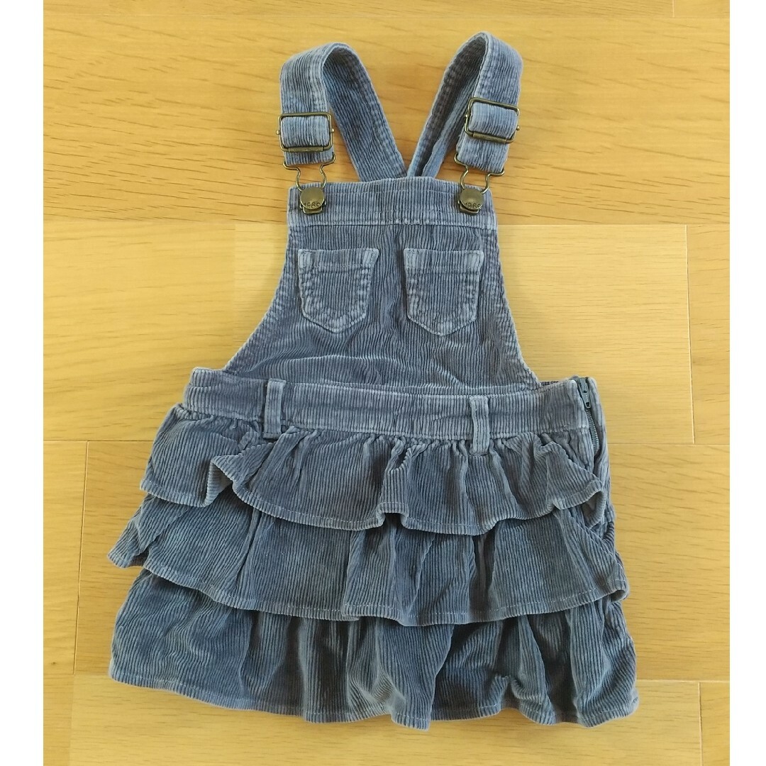 babyGAP(ベビーギャップ)のbabyGap  オーバーオールスカート キッズ/ベビー/マタニティのキッズ服女の子用(90cm~)(ワンピース)の商品写真