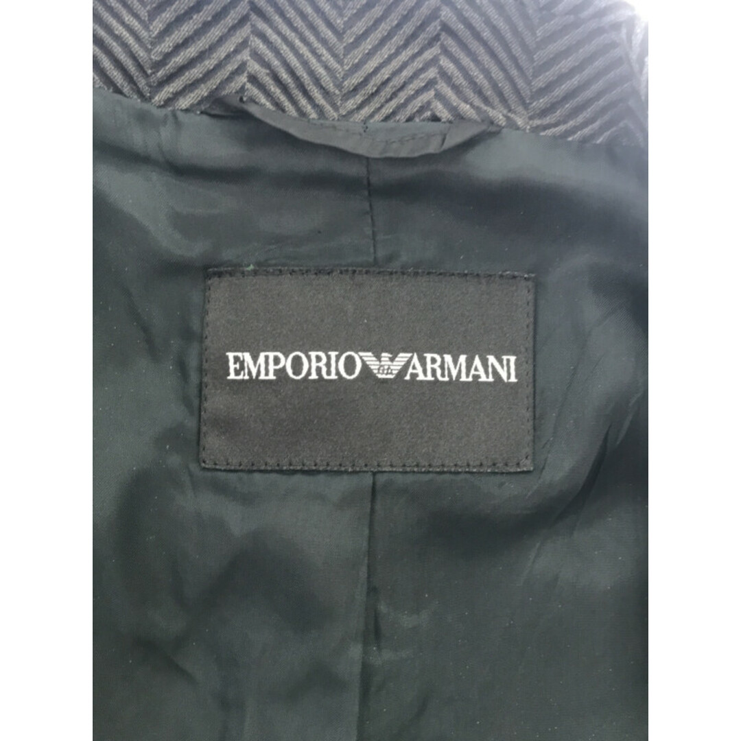 Emporio Armani(エンポリオアルマーニ)のEMPORIO ARMANI エンポリオアルマーニ リネンレーヨン1Bテーラードジャケット グレー系 38 レディースのジャケット/アウター(テーラードジャケット)の商品写真