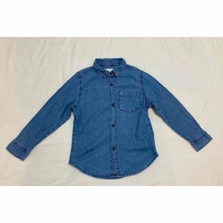 ザラ(ZARA)のZARAデニムシャツ　110cm(ブラウス)