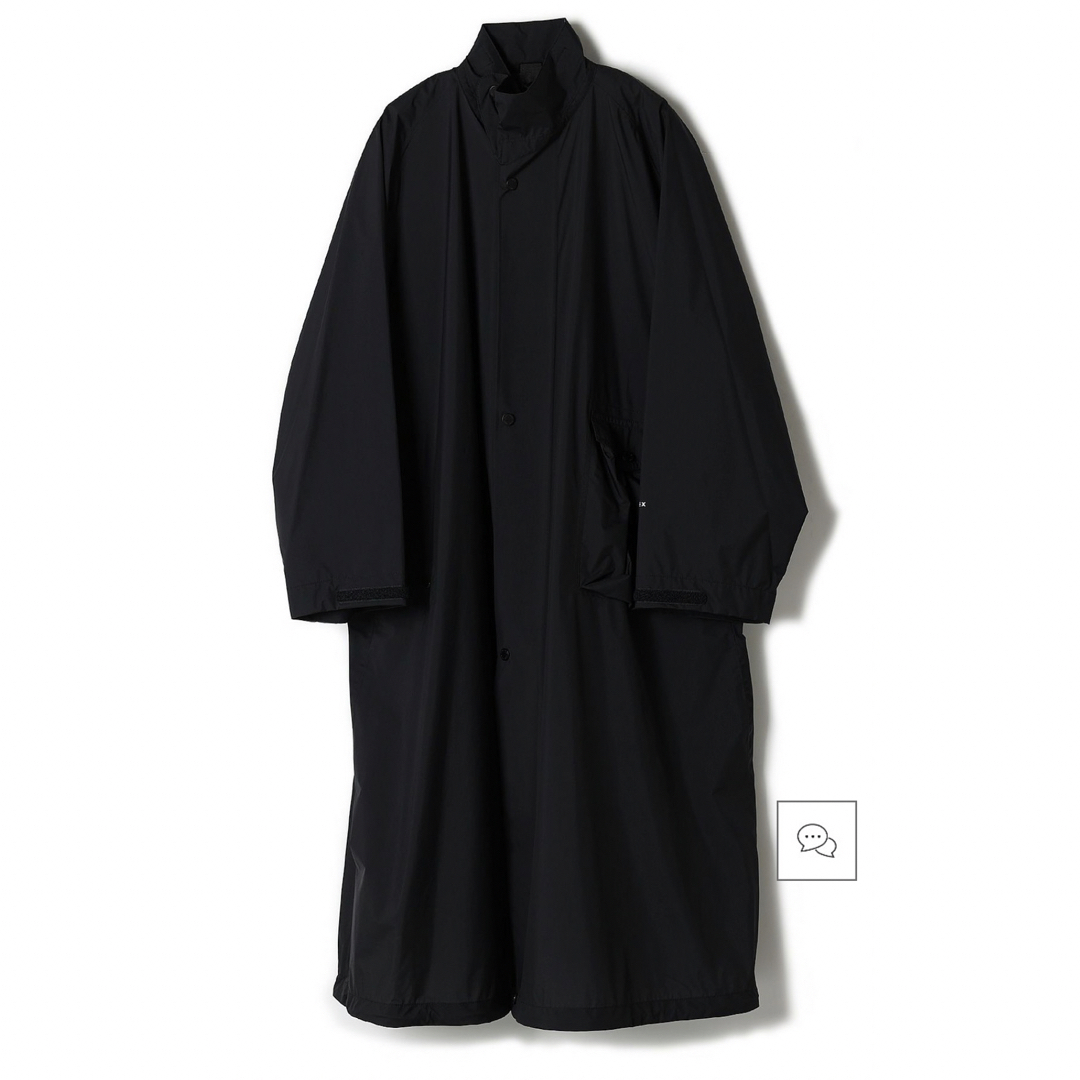 HYKE PERTEX MILITARY COAT size2 BLACK HYKE PERTEX MILITARY COAT size2 BLACK