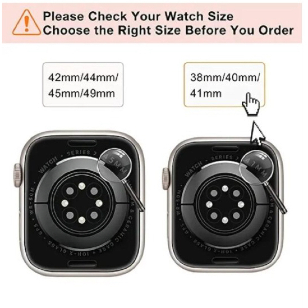 Apple(アップル)のApple Watch ラバーブレスレット - SM 38/40/41mm レディースのアクセサリー(ブレスレット/バングル)の商品写真