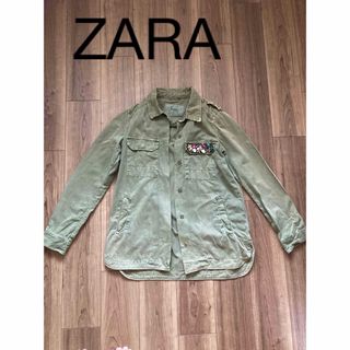 ザラ(ZARA)のZARA ミリタリージャケット ビンテージ 古着 (ミリタリージャケット)