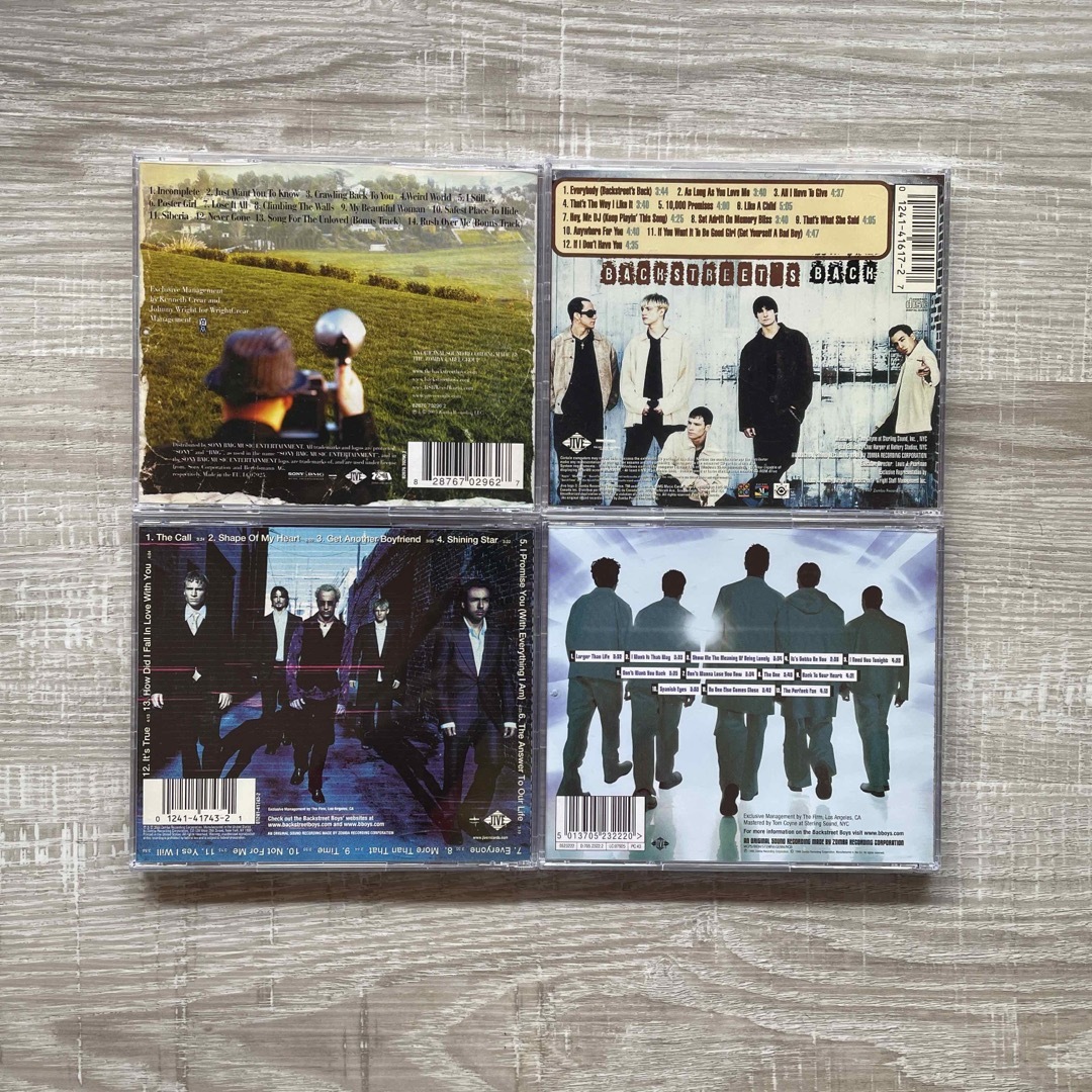 ４枚の通販　ゆうひ's　by　中古CD　BOYS　BACKSTREET　shop｜ラクマ