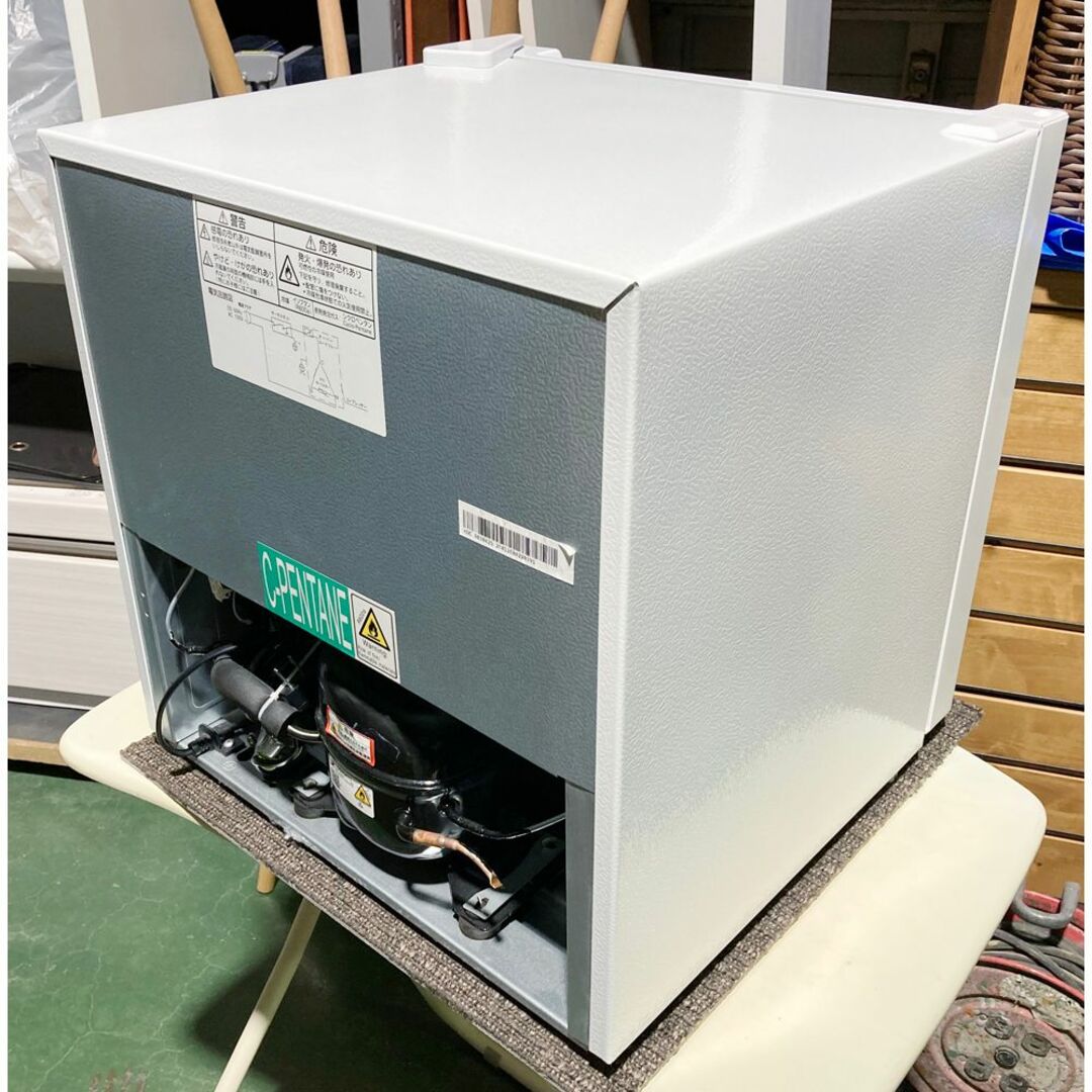 札幌市★ ヤマダ電機 22年製 1ドア冷凍冷蔵庫 46L◆ YRZ-C05 右開