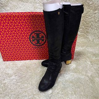 Tory Burch - 【美品】 トリーバーチ クロコダイル柄 ロングブーツ