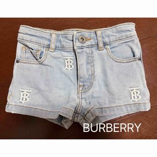 バーバリー(BURBERRY)の美品　バーバリー　Burberry デニムパンツ　98cm(パンツ/スパッツ)