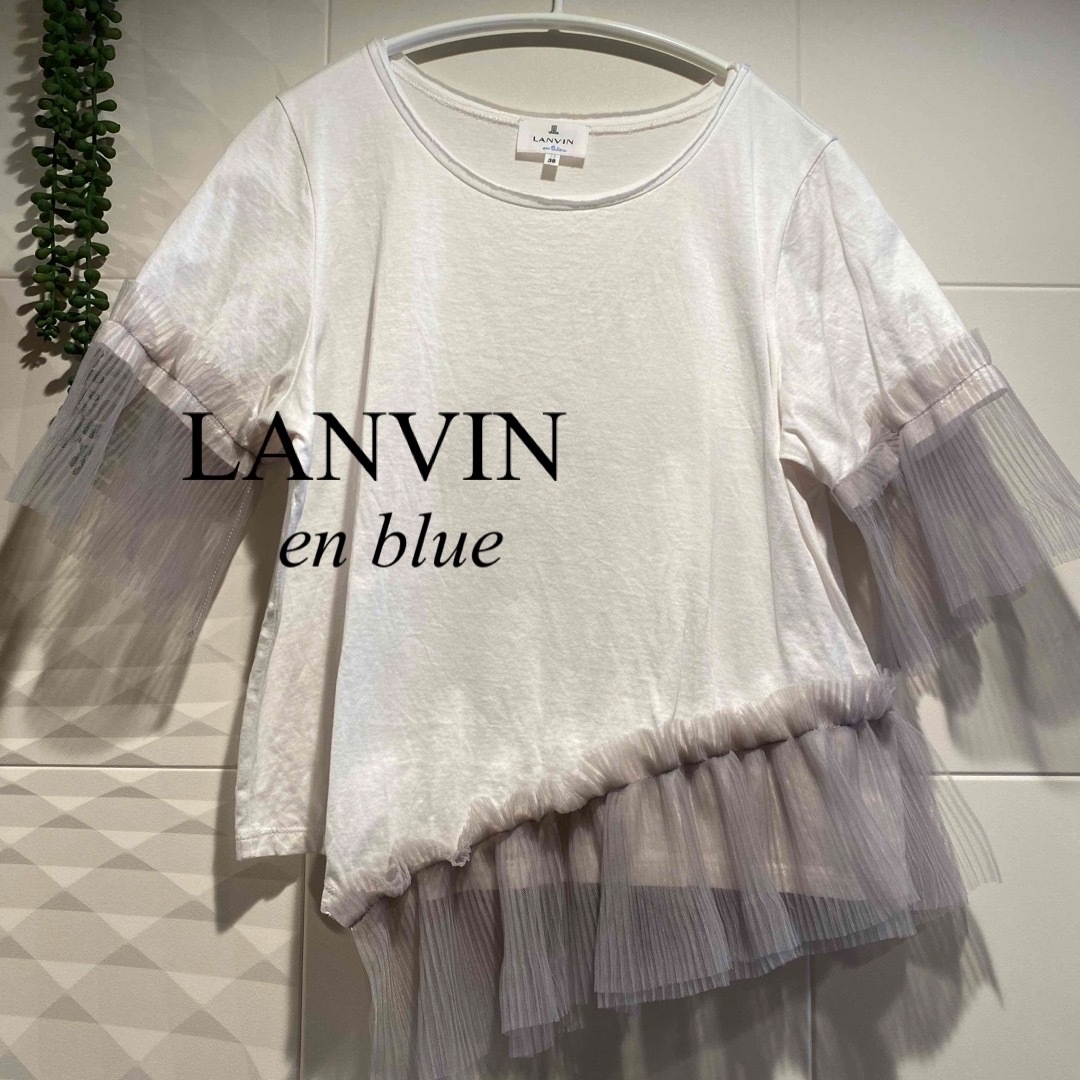 LANVIN en Bleu(ランバンオンブルー)のランバンオンブルー レディースのトップス(シャツ/ブラウス(半袖/袖なし))の商品写真