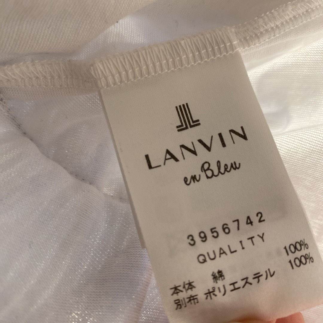 LANVIN en Bleu(ランバンオンブルー)のランバンオンブルー レディースのトップス(シャツ/ブラウス(半袖/袖なし))の商品写真