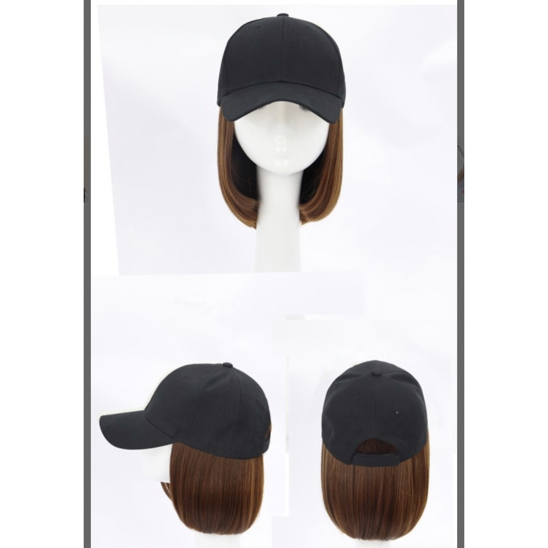 ランキング入賞商品 帽子付きウィッグ  レディースのウィッグ/エクステ(ロングストレート)の商品写真