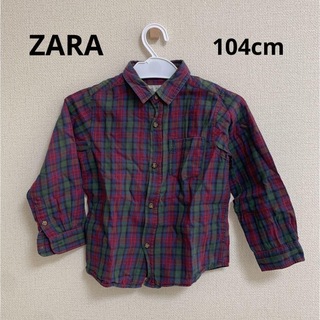 ザラキッズ(ZARA KIDS)の(1036) ZARA BOYS チェックシャツ　104cm(Tシャツ/カットソー)